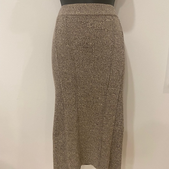 New with Tags! Marc by Marc Jacobs Brown Heather Ribbed Knit Skirt Size Small - Picture 10 of 16